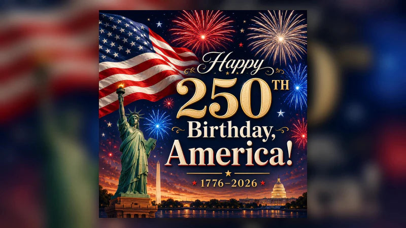 Celebrating America’s 250th birthday.
