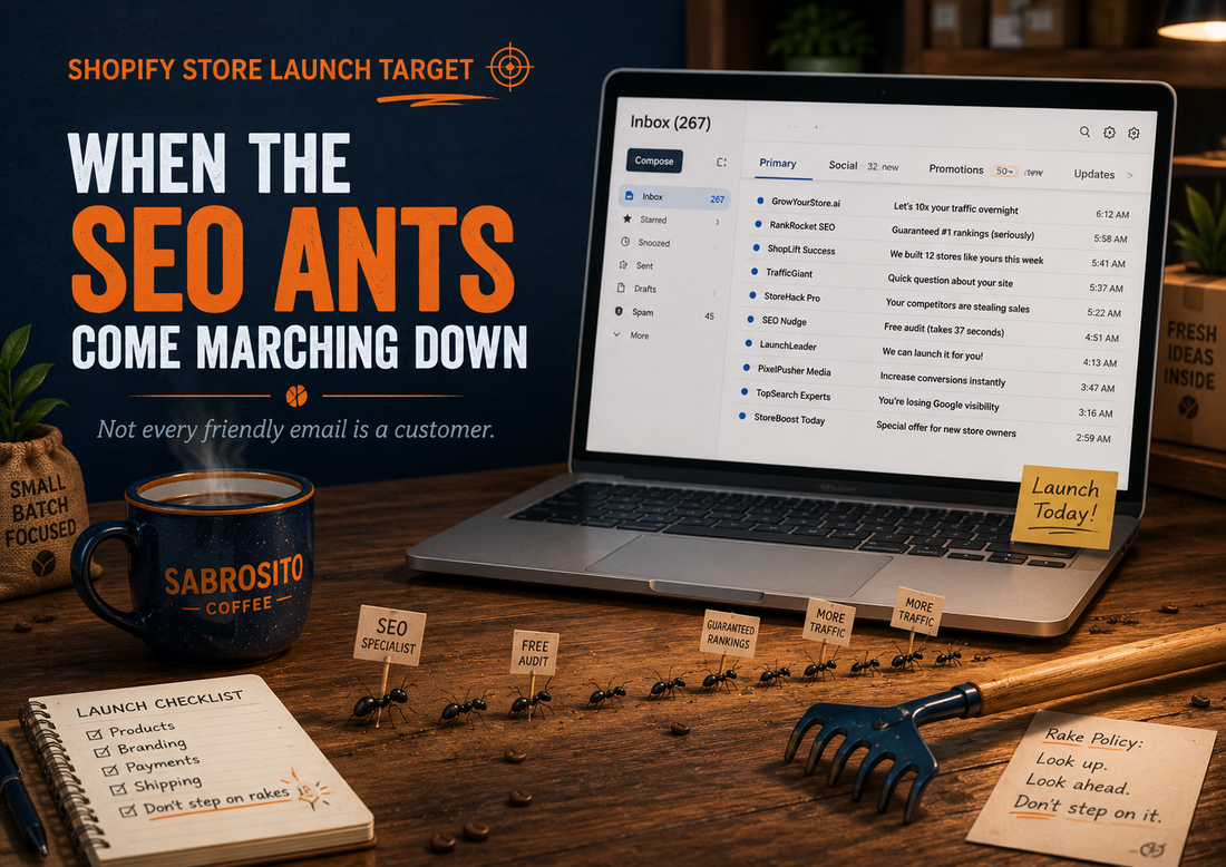 Shopify Store Launch Target: When the SEO Ants Come Marching Down